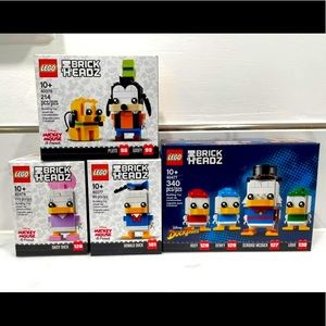 LEGO Disney Brickheadz Lot 40477, 40377, 40476, 404378